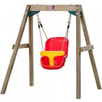 Plum Wooden Baby Swing Set
