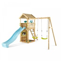 Plum Lookout Tower Wooden Climbing Frame with Swings