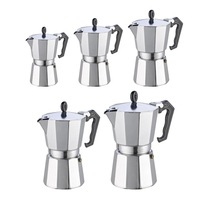 "Gat" Ladyoro 2/3/6/9/12 Cup Aluminium Espresso Maker
