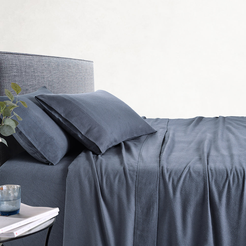 100 Cotton Thermal Soft Flannelette Sheet Set 170GSM Buy Single