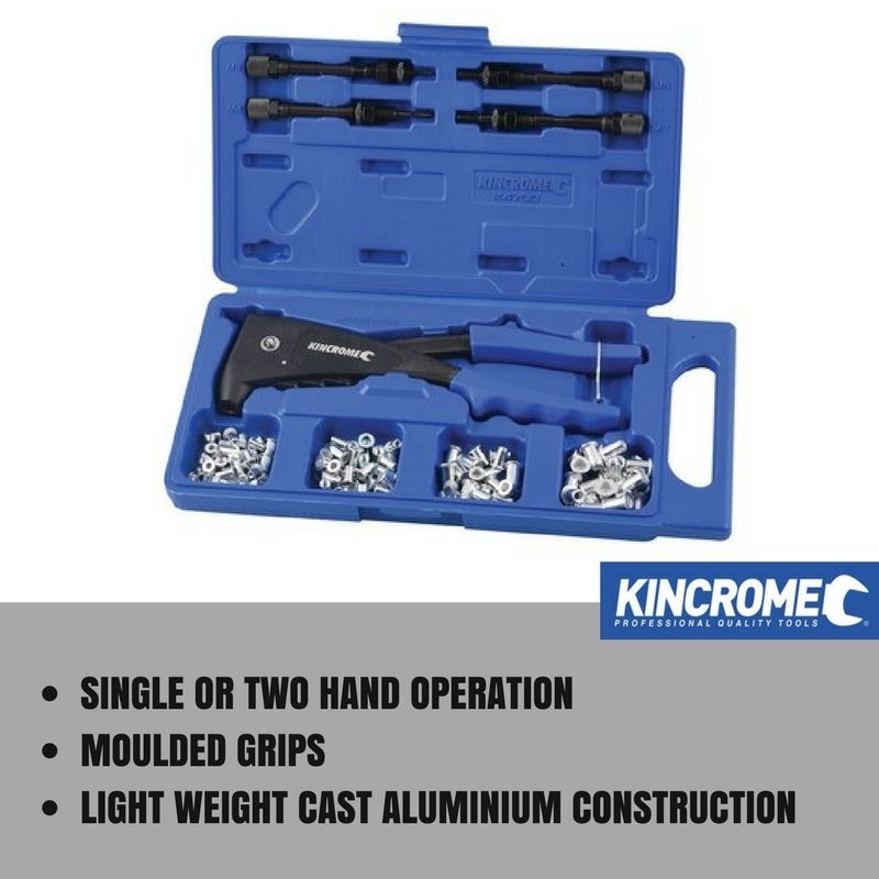 Kincrome 85pce Nut Riveter Set Buy Rivet Guns 388898