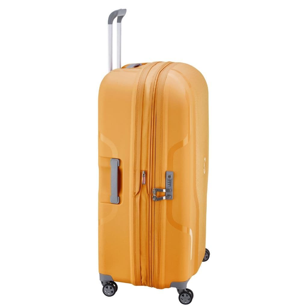 delsey yellow luggage