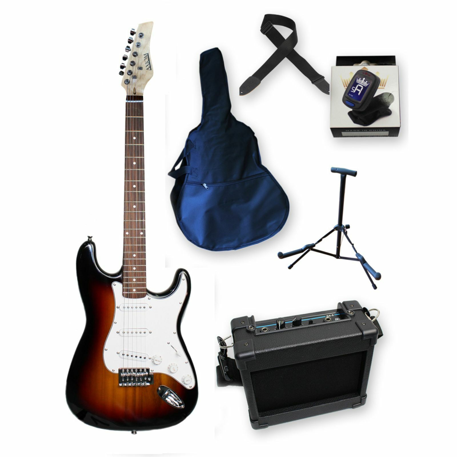 Discovery Beginner Electric Guitar Pack Sunburst Buy Electric Guitars