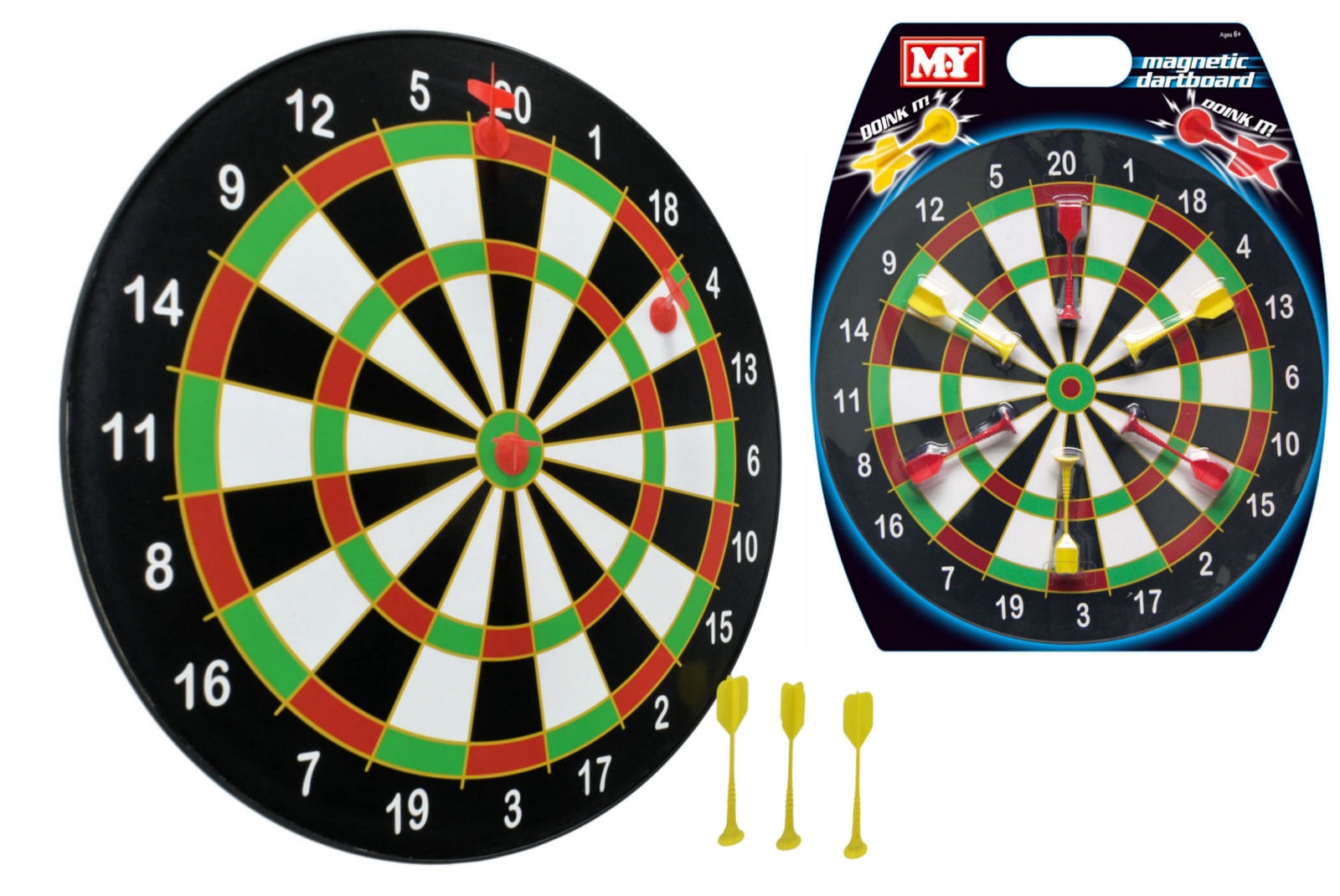 Doink It 16" Dartboard With 6 Darts Buy Darts 5033849018405