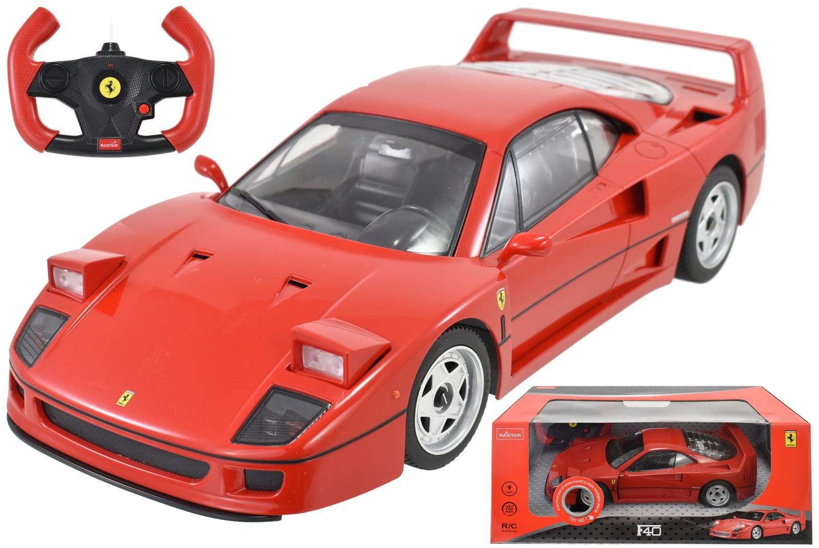 Ferrari F40 Remote Control Racing Car 1:14 | Buy RC Cars - 5033849028312