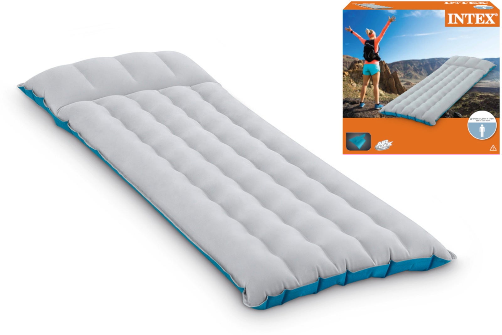 intex camping air mattress inflate