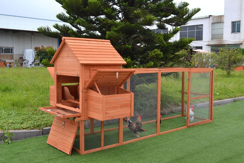 Extra Large 3.1 Meters Wooden Chicken Hen Coop Rabbit Hutch Guinea Pig