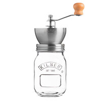 Kilner Coffee Grinder 500ml Glass Jar Storage w/ Airtight Stainless Steel Lid