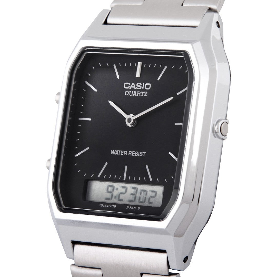 casio ladies silver watch