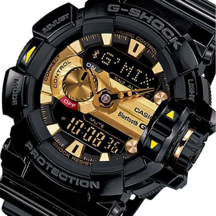 g shock bluetooth gold