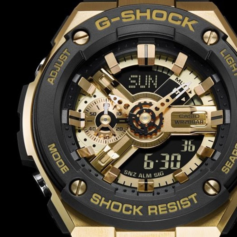 g shock g steel black
