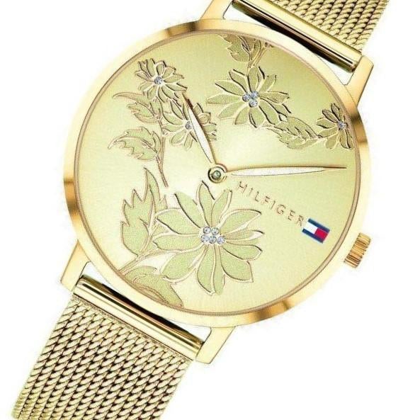 tommy hilfiger womens gold watch