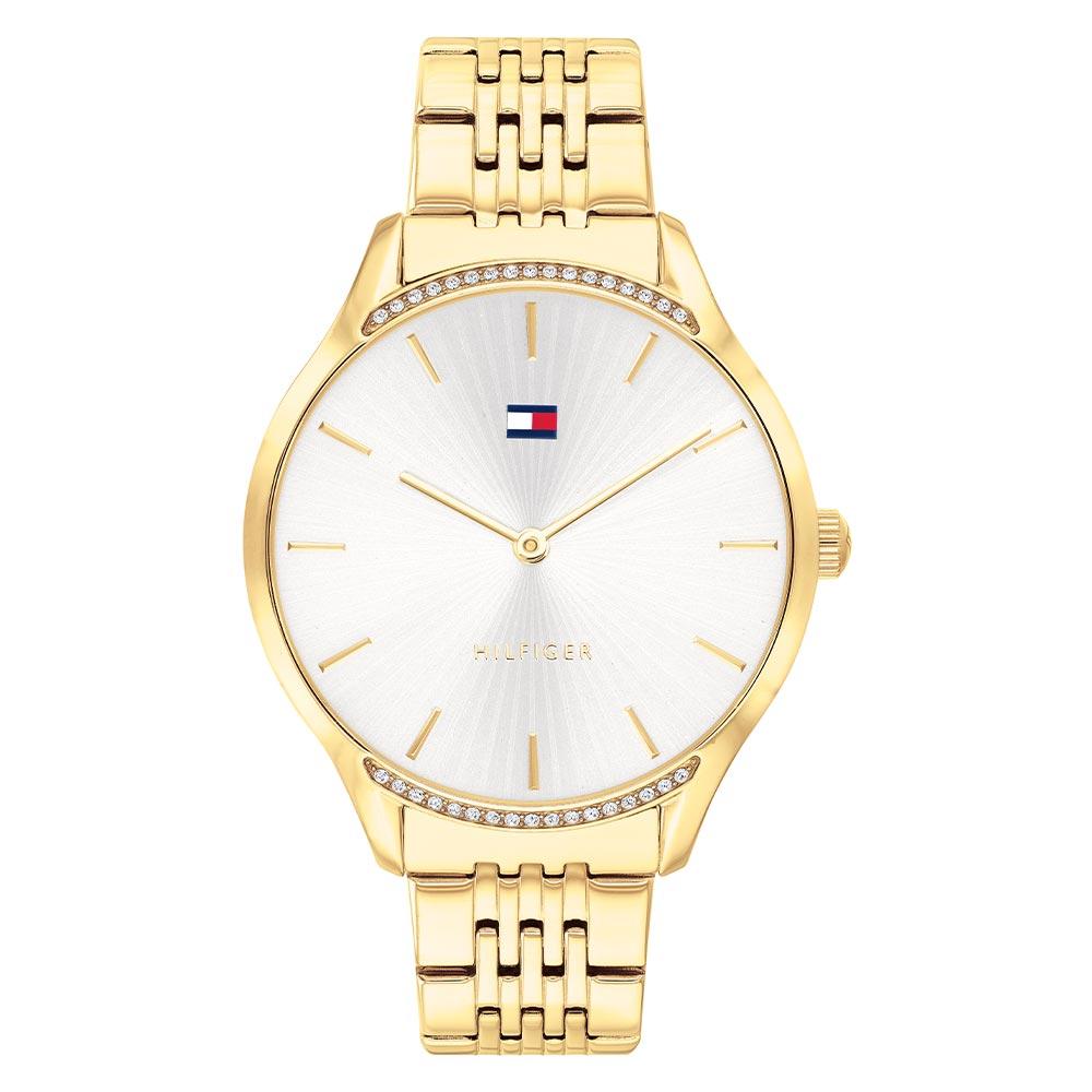 tommy hilfiger women's gold watch