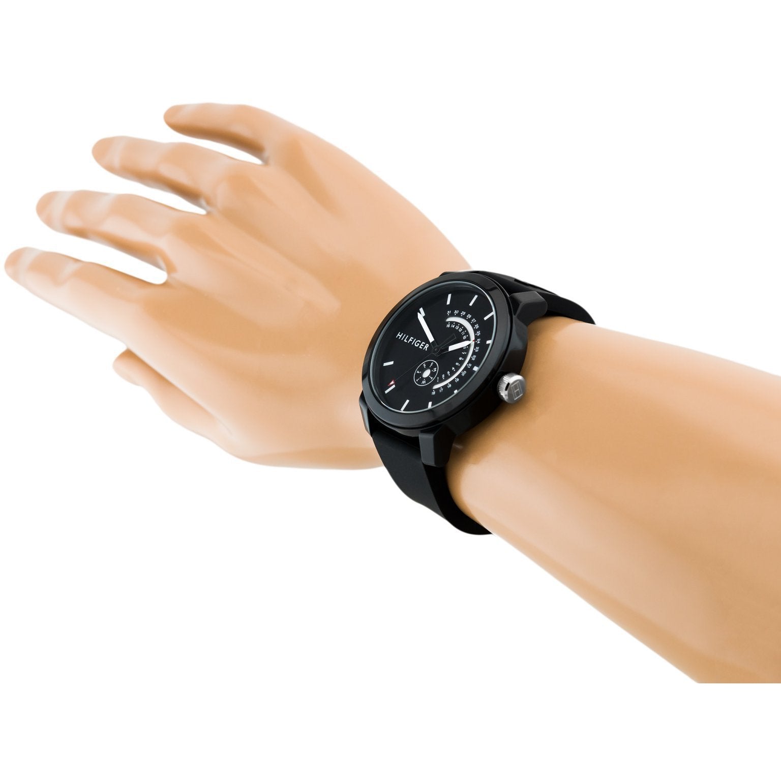 tommy hilfiger men's silicone sport watch