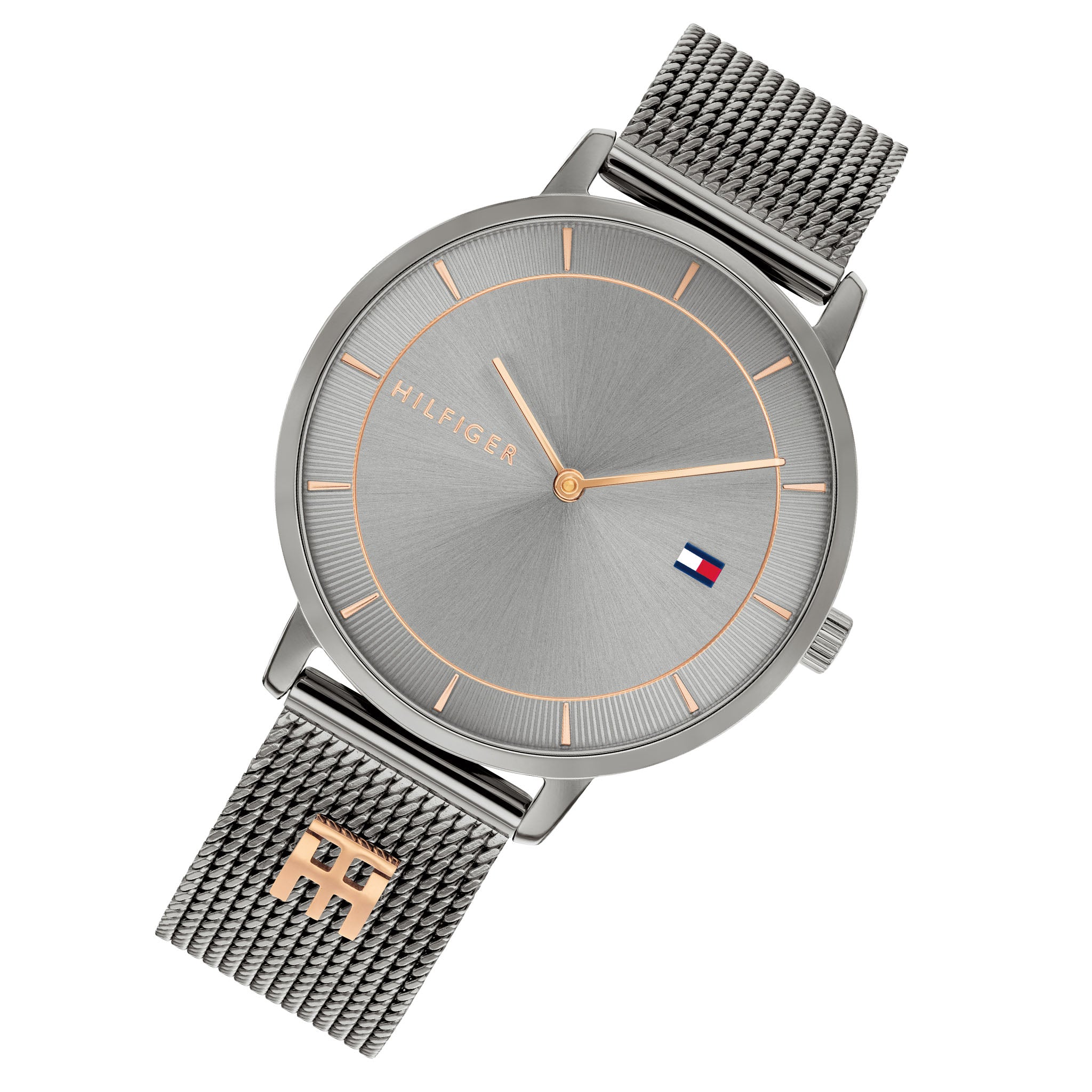 hilfiger mesh watch