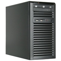 SuperMicro SuperChassis 731i-300B, Mini Tower, Suits Micro ATX MB, 2 x Front USB 2.0, 2 x 5.25" HDD bays, 4 x 3.5" HDD Bays, No PSU, Black 731i-000NBP