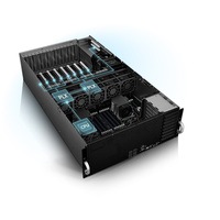 Asus 4RU Barebones Server, ESC8000 G4, 8 x GPU Compatible, Dual Xeon Socket, 24 x DIMM, 6 x 2.5" HDD Bays, iKVM, 1600w RPSx 3 , 8 x PCI-E 3.0 x 16 90SF00H1-M00380