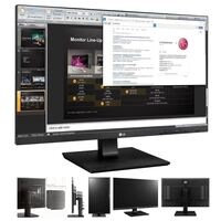 LG 27" IPS 5ms Full HD Borderless Business Monitor w/HAS - DVI HDMI DP USB Speakers VESA Daisy Chain Height Adjust Stand (LS) > 27UL500-W 27BK750Y-B