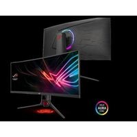 ASUS ROG STRIX XG35VQ 35" UWQHD Gaming VA Curved 100Hz Eyecare Free-Sync HAS GamePlus DP HDMI USB3.0 Game Visual TUV Certified AURA SYNC Monitor XG35VQ