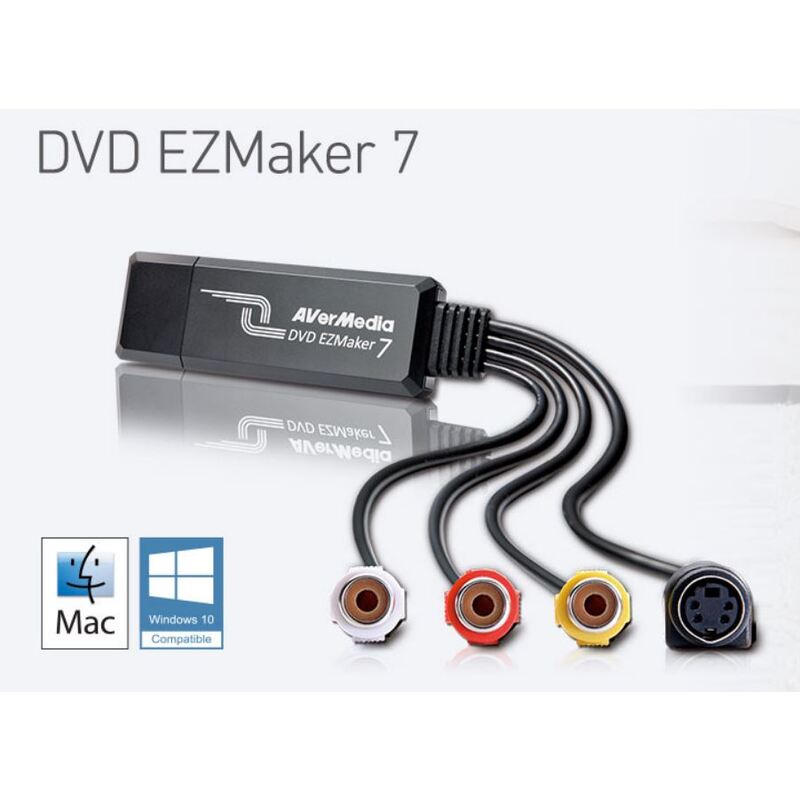 Карта видеозахвата avermedia dvd ezmaker 7 c039 внешний usb s video x1