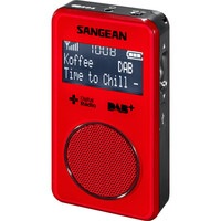 DPR35R SANGEAN Red DAB+ FM-Rds Pocket Radio Sangean FM and DAB+ / Digital Radio Plus RED DAB+