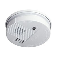 106-040 NESS Radio Smoke Alarm / Detector Wireless - Ness a Single 9V Battery Powers the Smoke