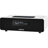 DDR36 SANGEAN DAB+ FM-Rds Bluetooth Aux In Tabletop Digital Radio Built In Bluetooth DAB+ FM-RDS