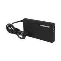 LPS15 POWERMASTER Universal Laptop Ac Adapter 15V-20V USB Port Auto Ranging From 15V To 20V DC