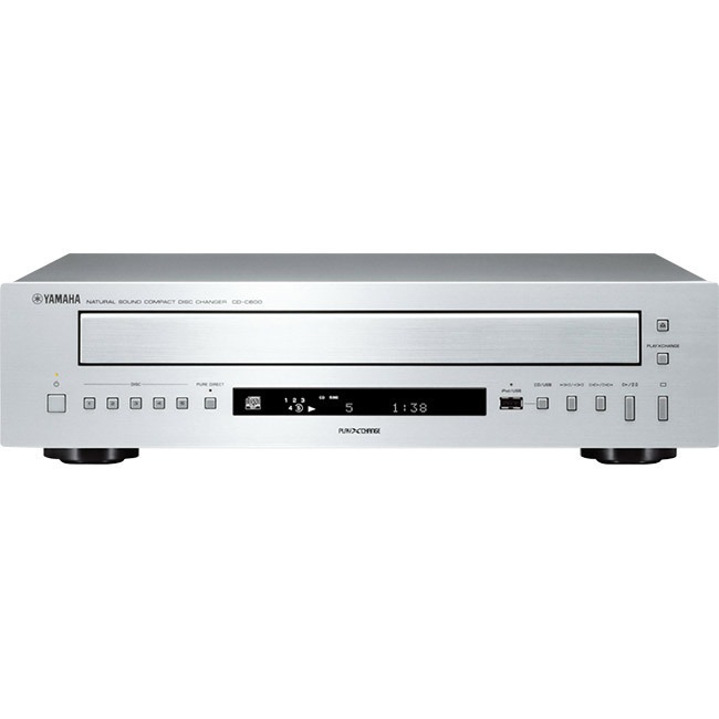 CDC600S YAMAHA 5 Disc Carousel CD Player With USB iPod Support Silver CDC600S 5 DISC CAROUSEL CD
