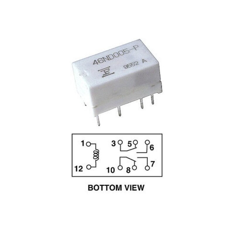 FBR46ND24 FUJITSU 24V DC 1A Micro Mini Relay Double Pole Double Throw