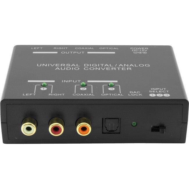 analog audio ports to digital optical converter