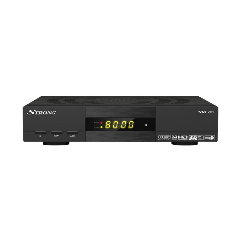 SRT4955 STRONG HD Satellite Receiver Strong DVR Ready Via USB HD SATELLITE RECEIVER Buy TV