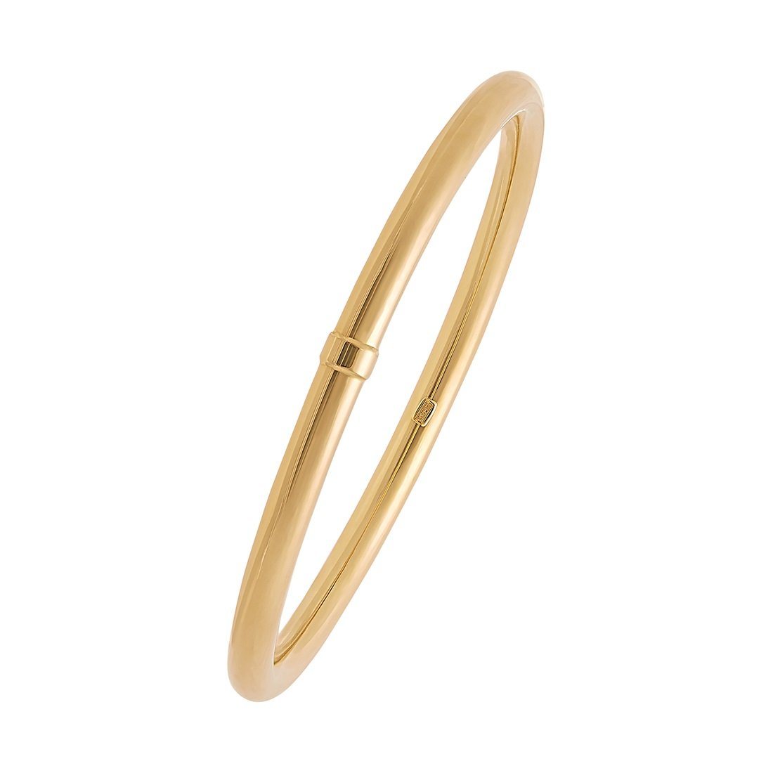 Bevilles 9ct Yellow Gold Silver Infused Golf Bangle ROT87L5 | Buy ...