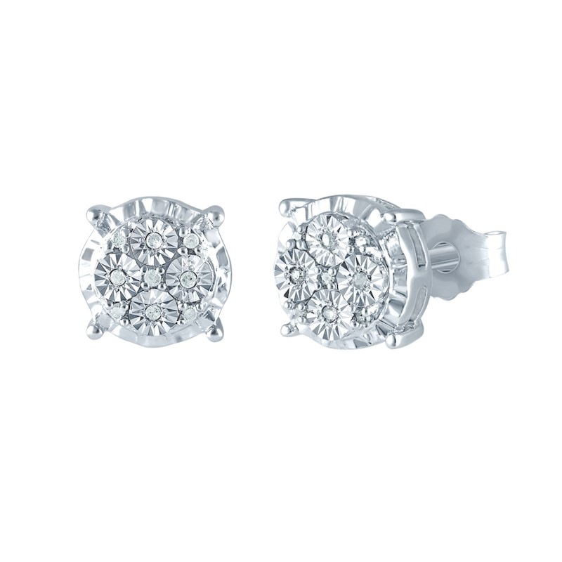 bevilles diamond stud earrings