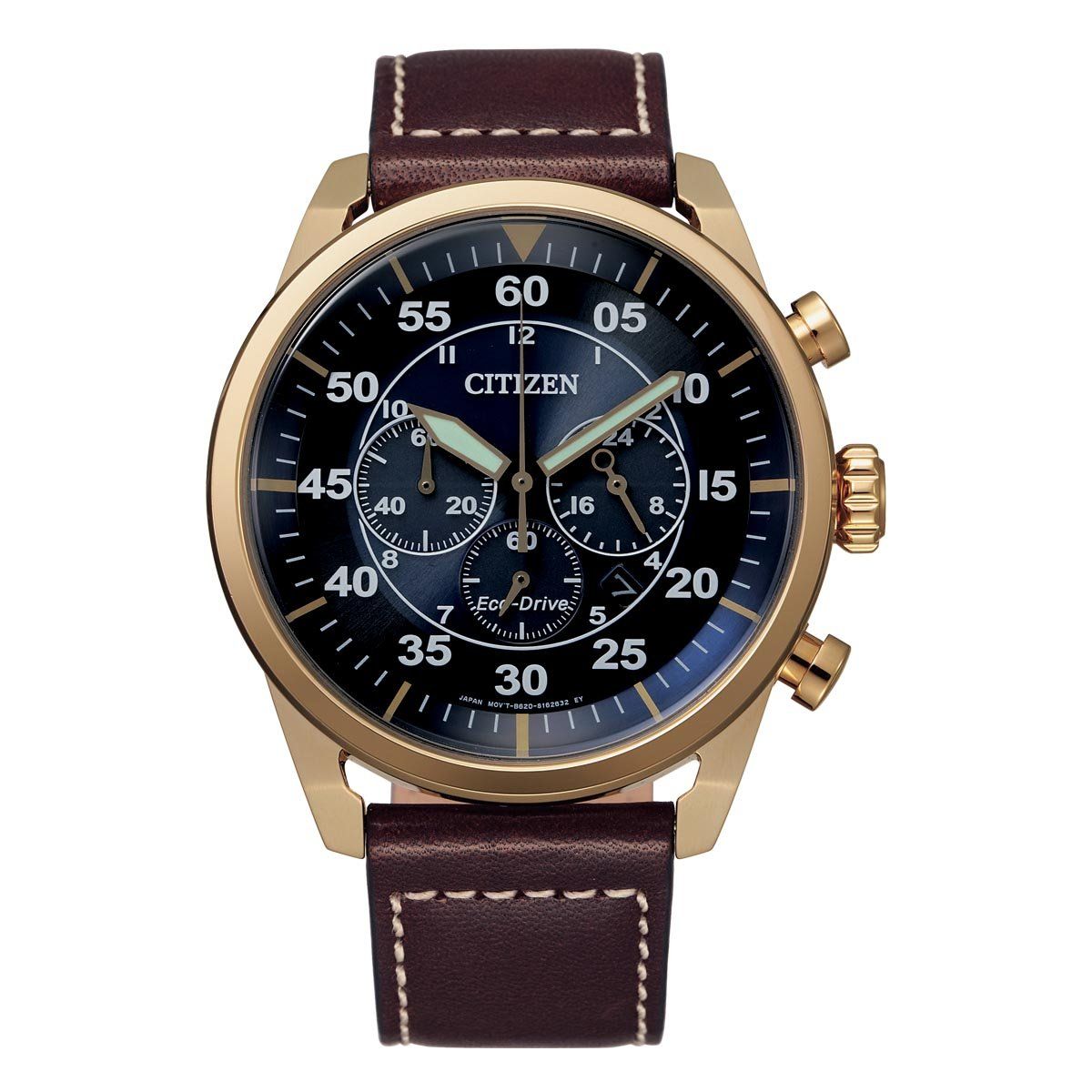 citizen eco drive blue face