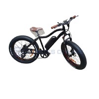 Electric Bike 26" Fat Tyres 10AH Lithium Battery Shimano 7 Speed Gear 36V