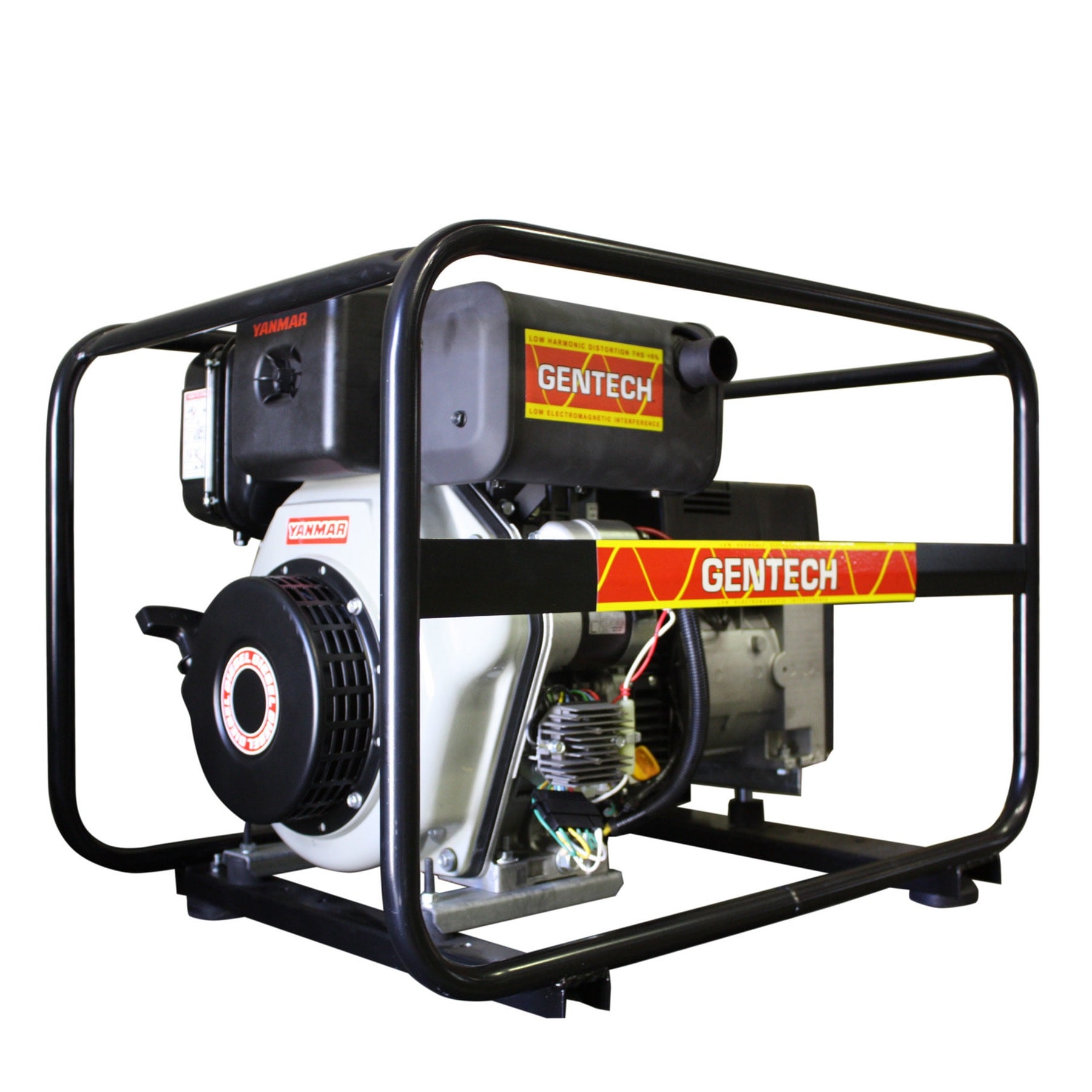 Diesel Generator Gentech 6.8 kVA Portable Power Yanmar 10HP EStart Single Phase Buy