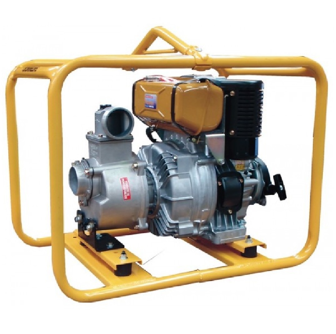 Diesel Water Transfer Pumps Diesel Water Transfer Pump 4" Centrifugal Yanmar 6.7hp Engine Electric