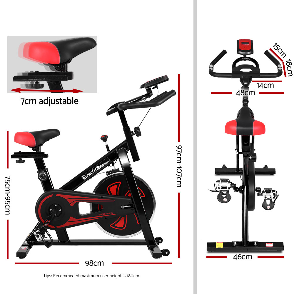 Exercise Bike 13kg Flywheel Spin Bike Home Gym Exercise