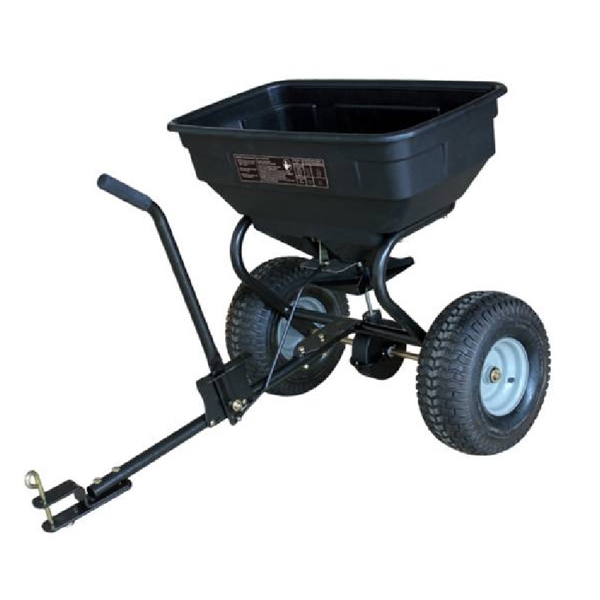 Fertilizer Spreader 56 kg 60 L Broadcast Seed Fertiliser broadcast tow