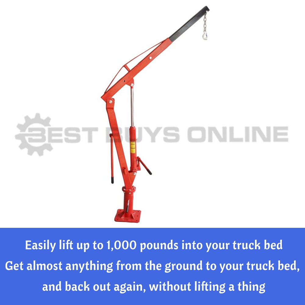 Hydraulic Crane Swivel Base 450 kg 1000 lbs pickup UTE Car Truck Lift
