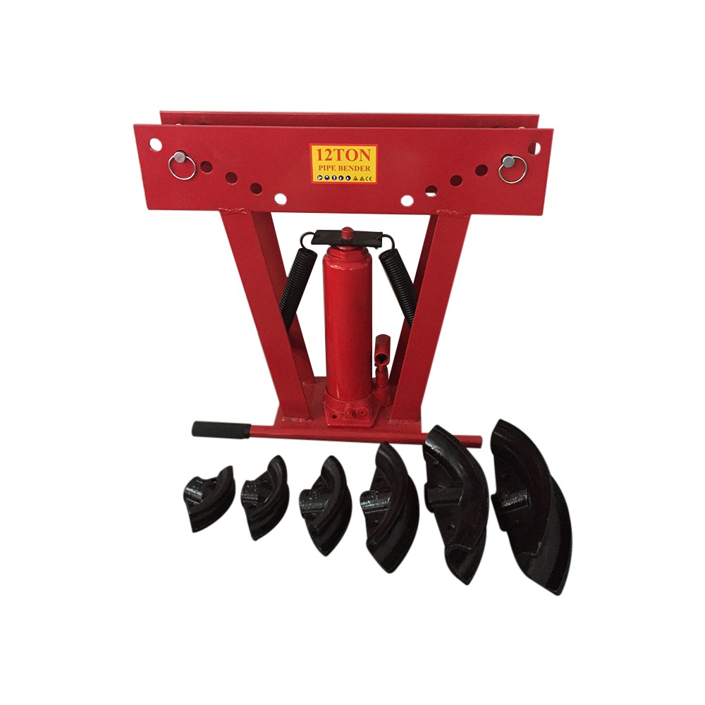 Hydraulic Pipe Bender 12 Ton 6 Dies Portable Tube Jack Bending Machine