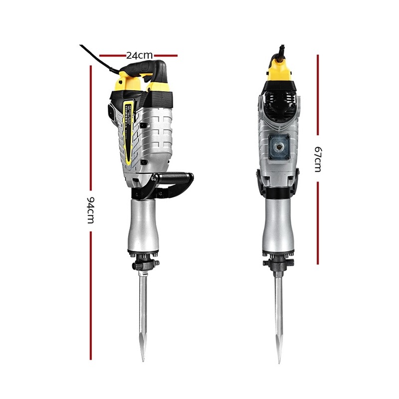 Jack Hammer Concrete Jackhammer Demolition Tool 2400W Electric Bonus