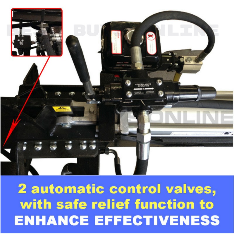 Log Splitter 30 Ton Hydraulic Lifting Table Black Diamond Wood Cutter 6