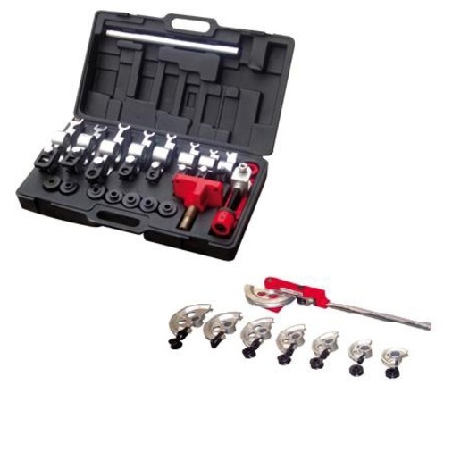 Manual Pipe Tube Bender Metal Steel Round & Square 8 Dies Handheld