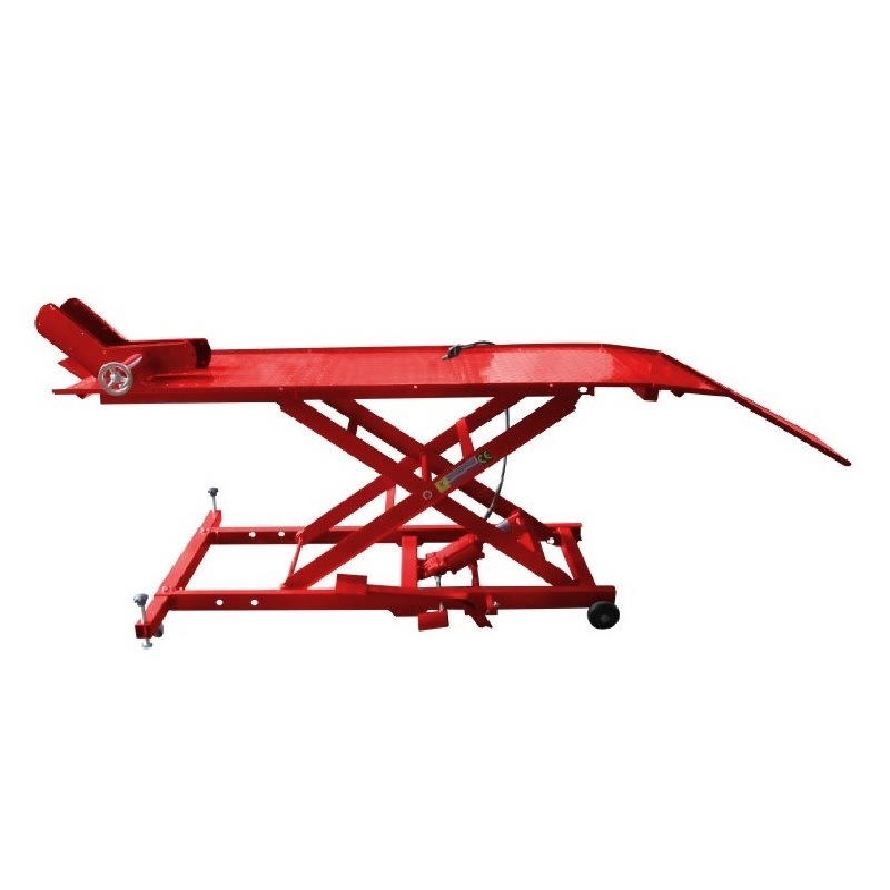 Motorcycle Lift Air Hydraulic Motorbike Stand Large Table
