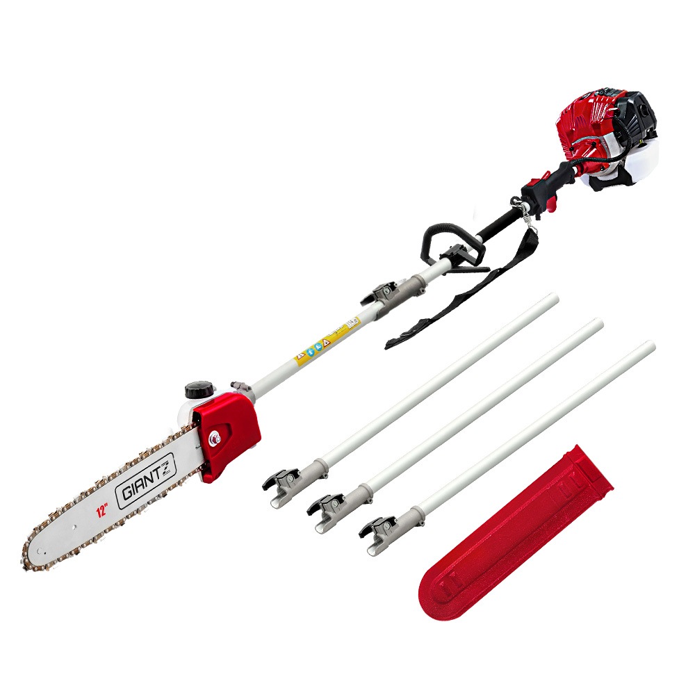 Pole Chainsaw Petrol 65cc Commercial 12" 30cm Bar Chain Saw with