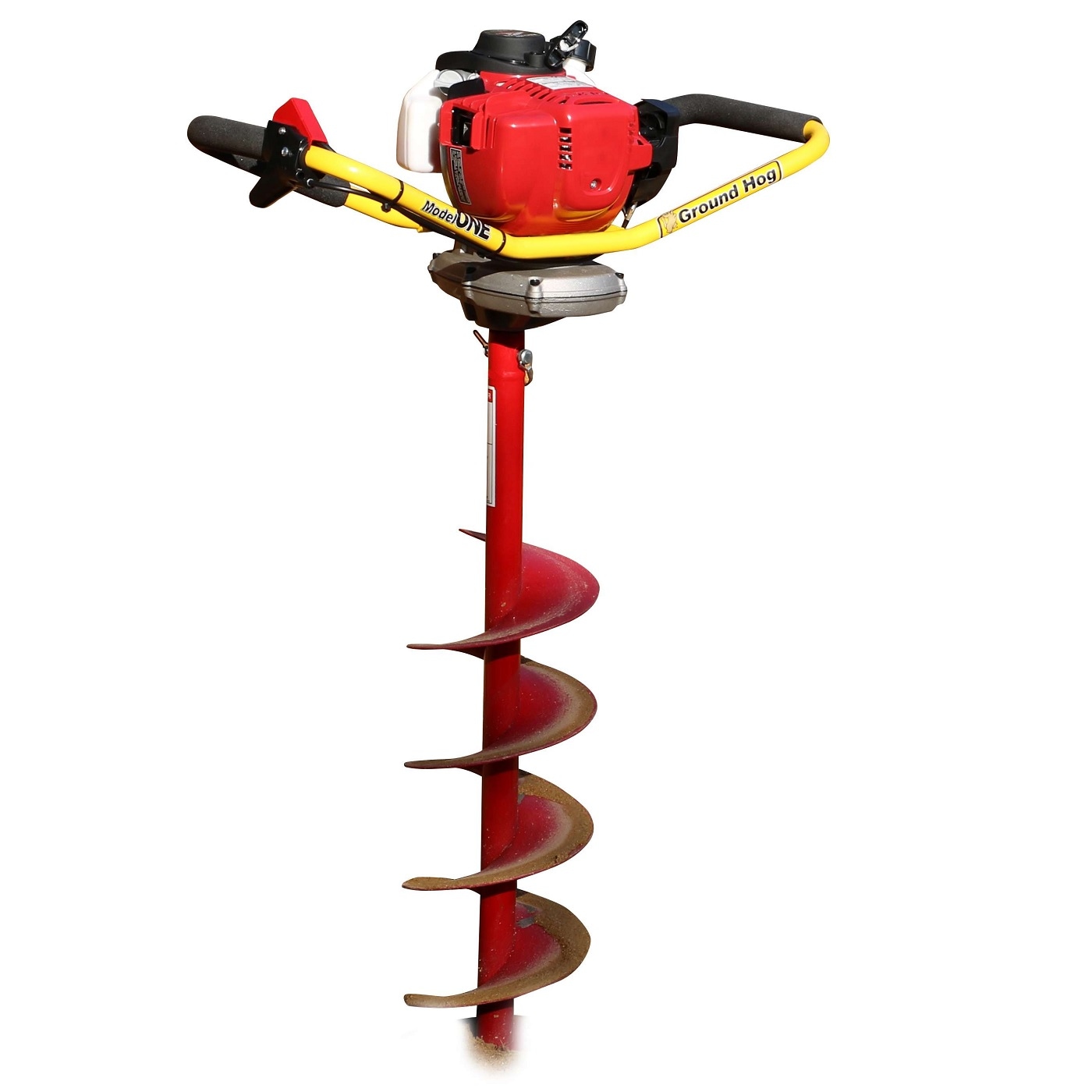 Post Hole Digger Honda Petrol 1.6hp One man Drill Auger MadeinUSA 2 yrs