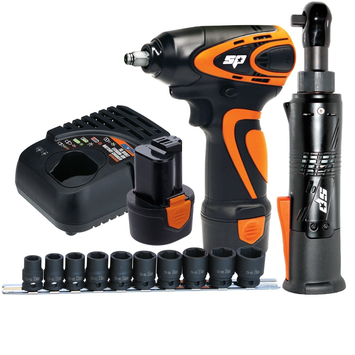 Impact Wrench 12V SP82144 Power Tools Set 3/8