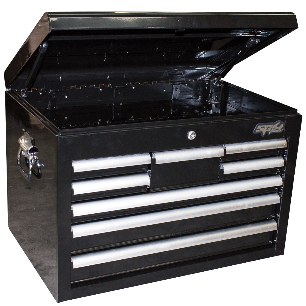 Sp Tool Chest Truck Ute Toolbox 8 Drawer Cabinet Black Lockable